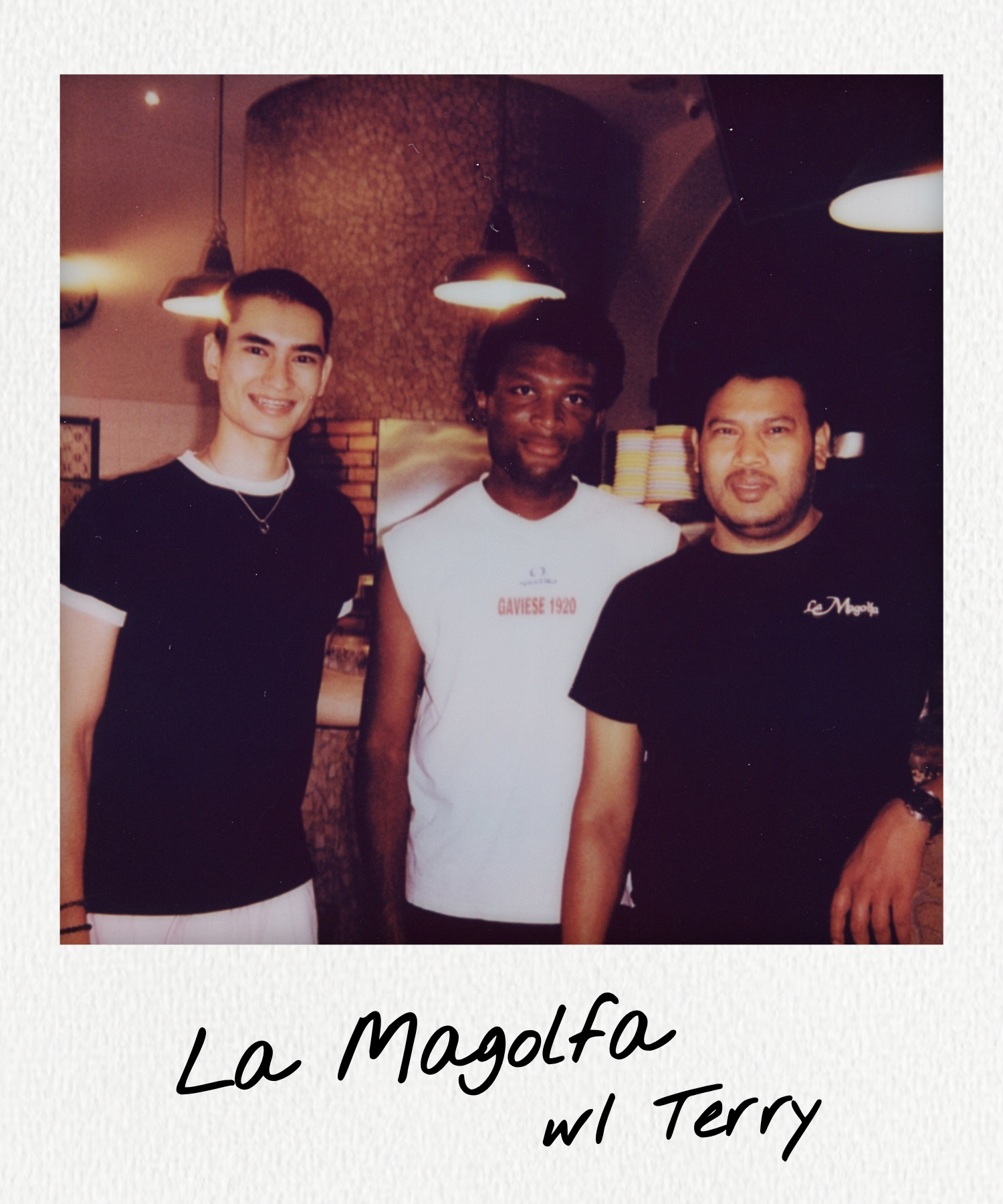 polaroid photo of La Magolfa in Milan